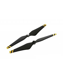 Koop DJI DJI 1345 Carbon Fiber Reinforced Quick Release Propeller (Black With Yellow Stripes) bij DroneLand!