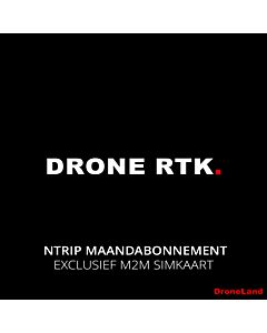 Koop DroneLand DroneRTK NTRIP Maandabonnement Exclusief M2M Simkaart bij DroneLand!