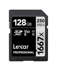 Koop DroneLand Lexar 128GB SD kaart 1667x USH-II V60 bij DroneLand!
