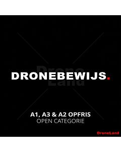 Koop DroneLand DroneLand Academy Opfriscursus A1/A3 en A2 inclusief examen (t.b.v verlengen certificaat) bij DroneLand!